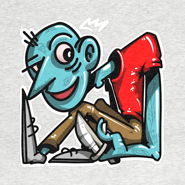 Sneaky dude by Graffitidesigner